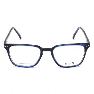IRUS Full Rim Shiny Transparent Dark Blue Demi-Shiny Silver Part IR2004 C5 Men Eyeglasses