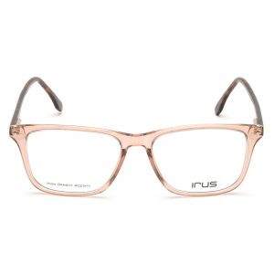 IRUS Full Rim Shiny Crystal Light Brown-Shiny Gun Part IR2005 C10 Men Eyeglasses