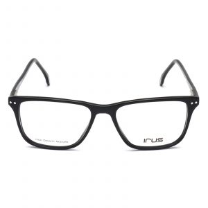IRUS Full Rim Shiny Black-Shiny Silver Part IR2005 C1 Men Eyeglasses