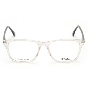 IRUS Full Rim Shiny Crystal-Shiny Silver Part IR2005 C8 Men Eyeglasses