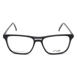 IRUS Full Rim Shiny Black IR2009 C1 Men Eyeglasses