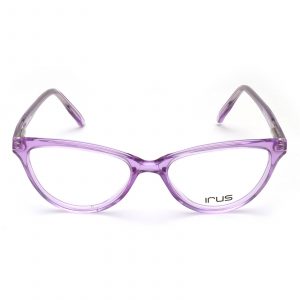 IRUS Full Rim Shiny Crystal Light Purple IR2014 C7 Women Eyeglasses