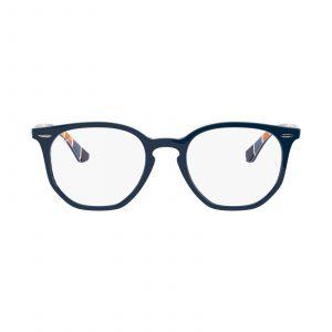 Ray-Ban Full Rim BLUE ON STRIPES ORANGE/BLUE 0RX7151 8091  50 Unisex Eyeglasses