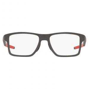 Oakley Full Rim Square CHAMFER Squared Satin Light Steel 0OX8143 81430854 Unisex Eyeglasses