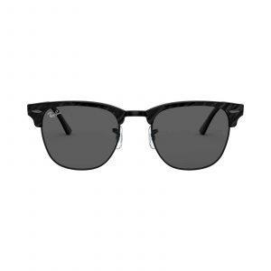 Ray-Ban Full Rim Clubmaster WRINKLED BLACK ON BLACK 0RB3016 1305B151 UNISEX SUNGLASSES
