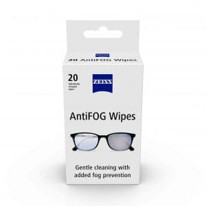 ZEISS AntiFog Wipes 20 Count